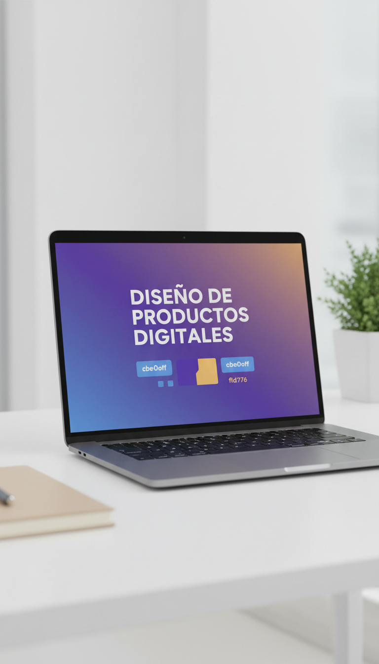 Ebook sobre diseño de productos digitales minimalista